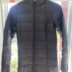 ROYAL MATRIX Women's Packable Lightweight Puffer Coat Long w/ Hood/Black, Small